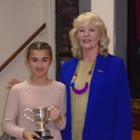 Nina Kadir Winner Colin Feltham Memorial Trophy 2016 