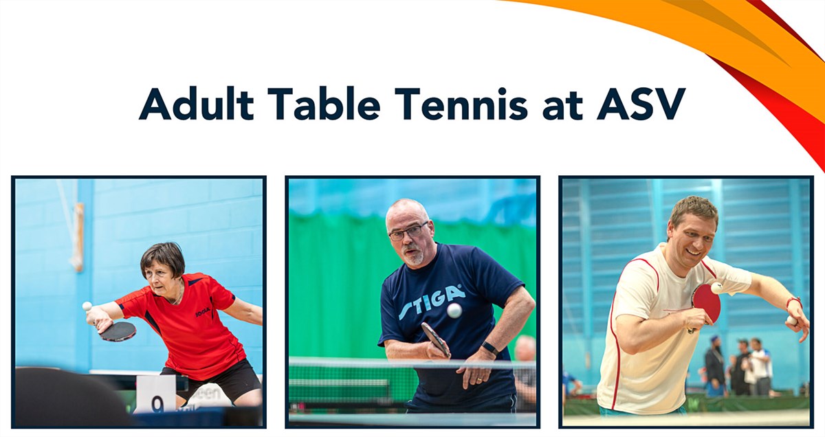 Adult Table Tennis at ASV
