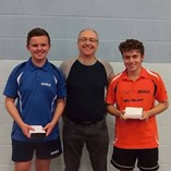 Junior Doubles Winners - Alex Low & Harry Jones