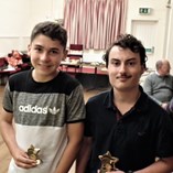 Under 18 Winner and Runner up , Tim and James