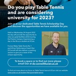 Table Tennis Visit Day