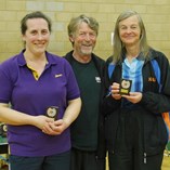 Women's Doubles Runners-up Tina Beaney and Sheila King