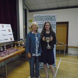 Colin Feltham memorial Trophy.16/17 Winner.  Isobel Khan
