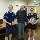 Roger Pimblett and Louise Thompson Mixed Doubles winners