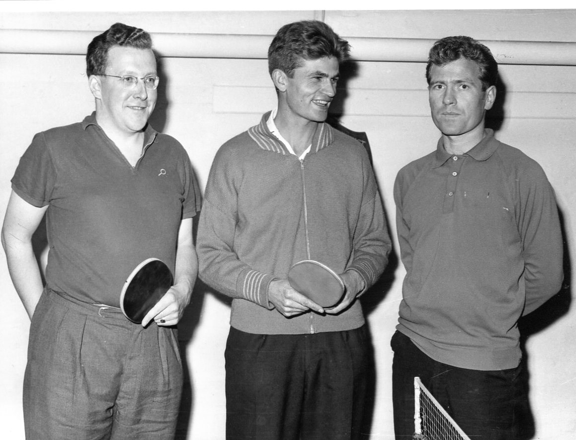 1964. 5th October. NALGO A. Colin Hyland, Jimmy Moore, Derek Mammone.